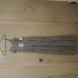 NEW Sequin With Lace Gown